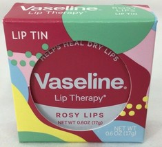 Vaseline Lip Therapy Rosy Lips Balm 1 Lip Tin - 0.6 oz Tin Brand New Sealed Tin - $5.26