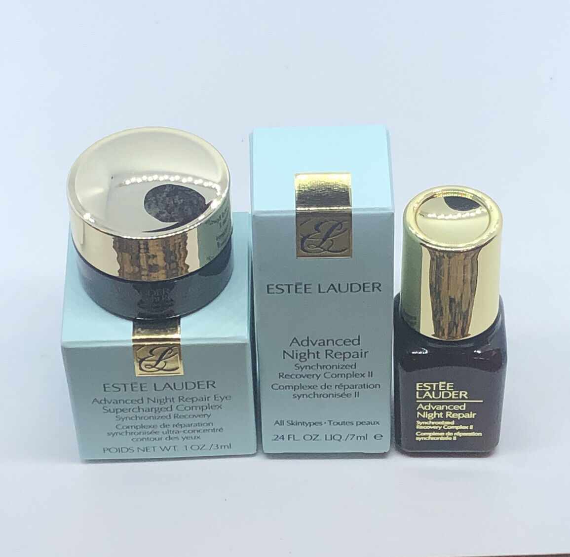 Estee Lauder ADVANCED NIGHT REPAIR Complex Face Serum 7 ml & Eye Cream 3 mL - $15.20