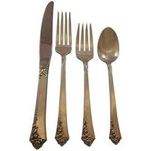 Damask Rose by Oneida Sterling Silver Flatware Set Service 24 Pieces - $1,282.05