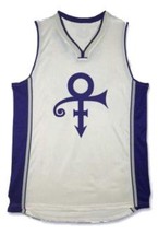 Prince The Rock Star Basketball Jersey Sewn White Any Size image 4
