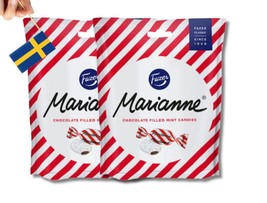 2 Bags of Fazer Marianne chocolate mint candy 220g (7.76 Oz), swedish candy, - $16.50