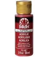 FolkArt Acrylic Paint in Assorted Colors (2 oz), 437, Lipstick Red - $5.99