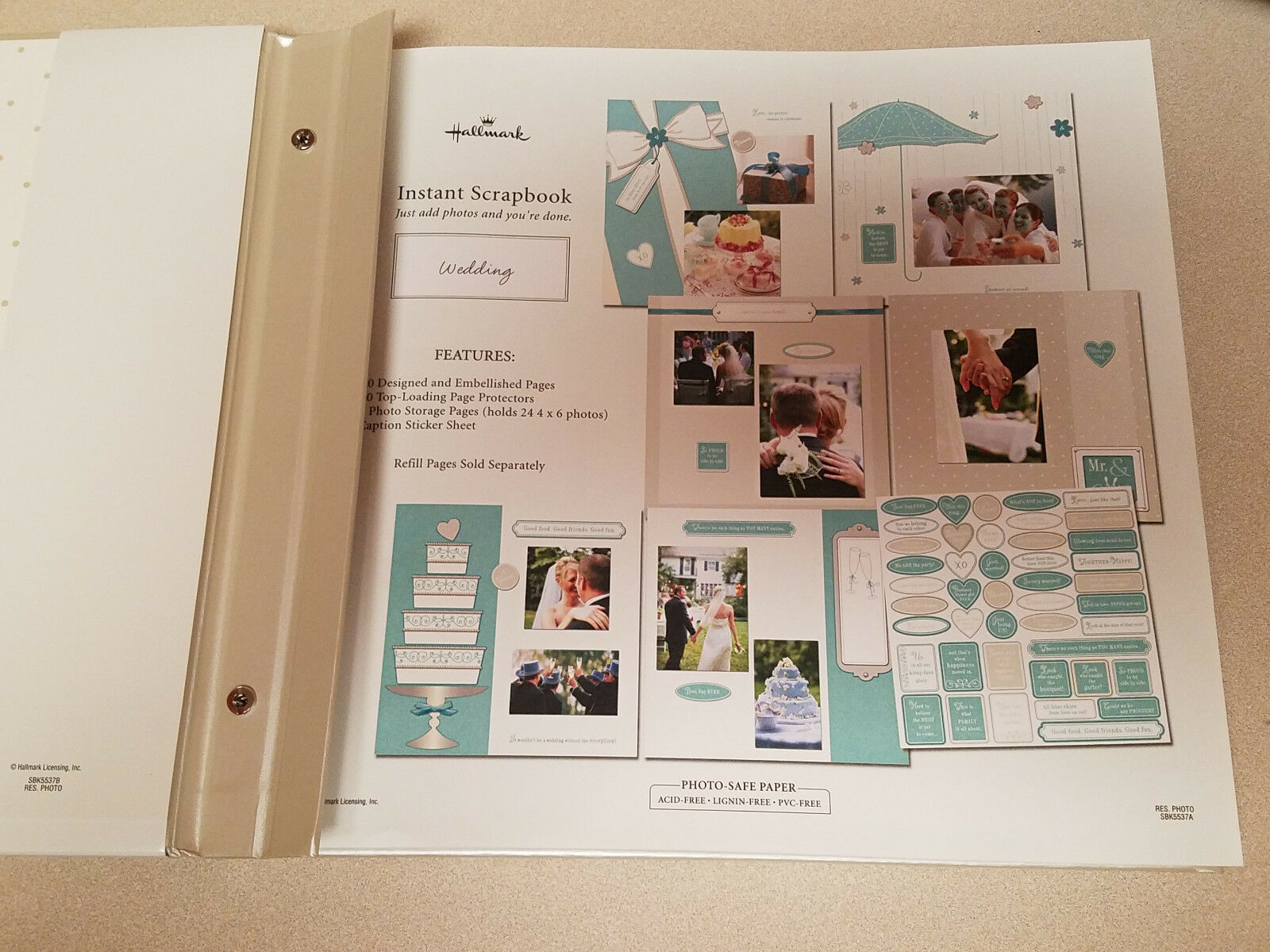 Hallmark Large Self-Adhesive Refill Pages Photo Albums