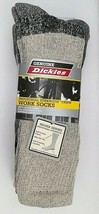 3 Pair Sock Men's Crew Work Socks Dickies Genuine Silver Series Shoe Sz 6-12 - $24.74