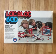 Vintage Loc Bloc 600 (Entex) Construction Blocks Set image 1
