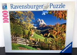Ravensburger Mountainous Italy 1000 Piece Jigsaw Puzzle 20&quot;x27 NEW OPEN BOX - $19.79
