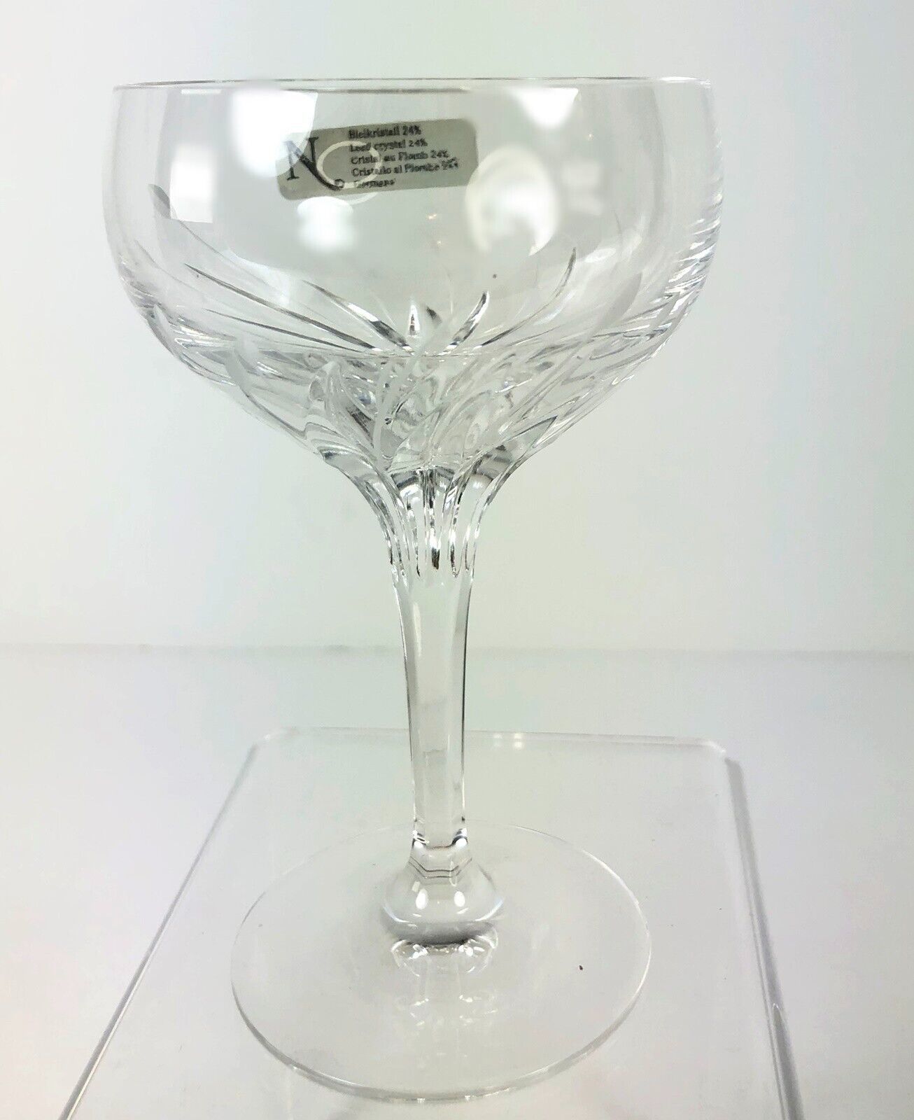 Vintage Fine Crystal Champagne Flutes Set of 8 Nachtmann 