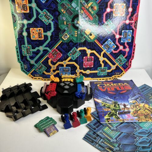 Omega Virus Game - 1992 - Milton Bradley - Great Condition