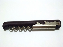 Vintage Pocket Opener Corkscrew Made In Italy Pat. Pending Bottle Opener... - $29.64