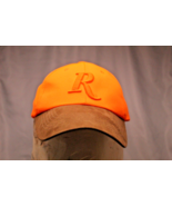 Remington Hat Cap Strapback Orange Faux Leather Brim Adjustable Youth Ad... - $23.94