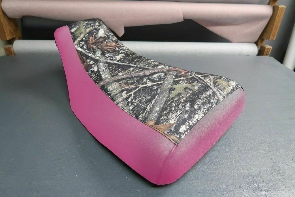 Primary image for Fits Honda Rubicon 500 Seat Cover 2001 To 2004 Camo Top Pink Side #FGRT4YT6T5U