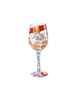 Lolita Pet Wine Glass Love My Dog #4054092 15 oz Gift Boxed 9&quot; High Coll... - $36.62