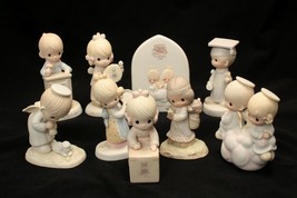 9 Precious Moments Lot #2 But Loves Goes On Forever Figurine Plus 8 More - $33.65
