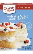 Duncan Hines Signature Angel Food Cake. 16oz box. Lot of 4 - $39.57