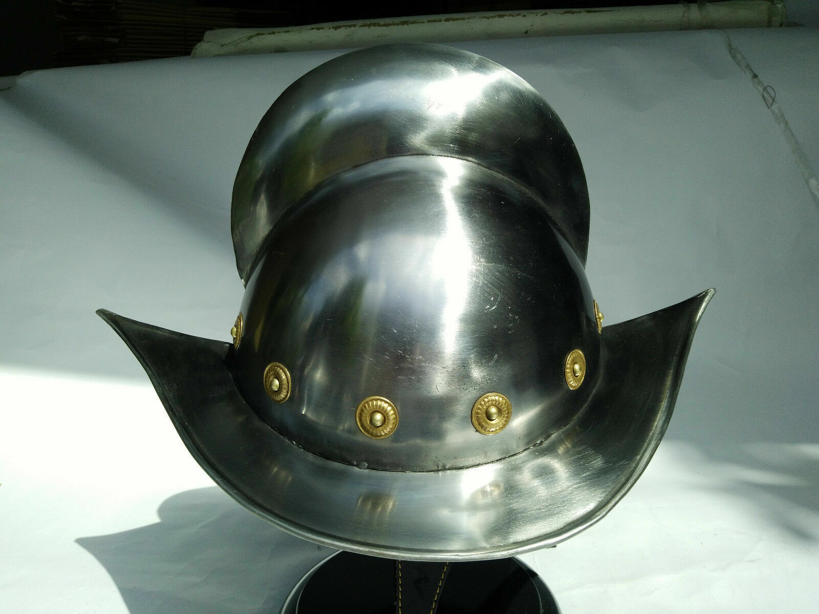 Medieval Helmet Of 15th Century Spanish Conquistador Comb Morion Helmet