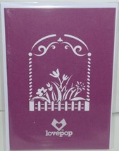 Lovepop LP1038 Flower Garden Pop Up Card with White Envelope Cellophane Wrapped image 1