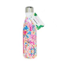 Starbucks Swell Lilly Pulitzer 17Oz Water Bottle Pink Resort Floral Thermos - $76.23