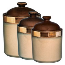 Elama Ceramic Spice, Jam and Salsa Jars with Bamboo Lids & Serving Spoons