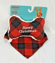 Merry Makings - Check Me Out - Pet Bandana and Toy Gift Set Dog Small/Med - $9.41