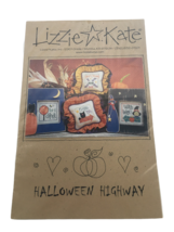 Lizzie Kate Cross Stitch Pattern Halloween Highway Witch Way Pun Funny H... - $12.99