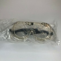 Safety Goggles Over Glasses Lab Work Eye Protective Eyewear Clear Lens New - $6.76