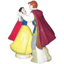 Disney's Snow White and Prince Dancing Ceramic Salt & Pepper Shakers Set UNUSED - $30.95