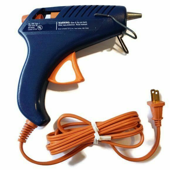 Black & Decker Thermogrip Trigger Feed Hot Melt Glue Gun w/Stand Model