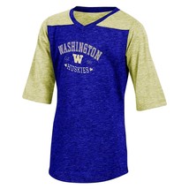 Champion NCAA Washington Huskies Youth Girls Half Sleeve Tunic Tee, Large - $12.48