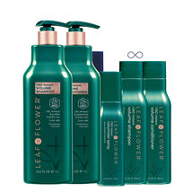 LEAF & FLOWER Instant Volume Shampoo and Conditioner Duo, Liters image 3