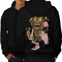 Animated Hunter Sweatshirt Hoody Funny Men Hoodie Back - $20.99