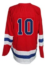 Any Name Number Seattle Ironmen Retro Hockey Jersey 1950 New Red Any Size image 2