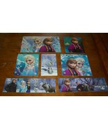 Walt Disney Frozen CHILDREN&#39;S PUZZLE SET 7 Small Puzzles in Box Elsa Ann... - $18.32