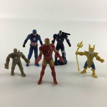 Marvel Universe Mini Figure Topper Lot Captain America Iron Man War Machine Toy - $16.78
