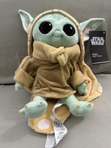 Disney Parks Star Wars Baby Grogu in a Hoodie Pouch Blanket Plush Doll NEW image 3