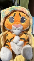  Disney Parks Animal Kingdom Baby Tiger in a Hoodie Pouch Blanket Plush Doll image 2