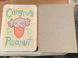 New Baby Congratulations Recycled paper Greeting Card *NEW* mm1 - $5.99