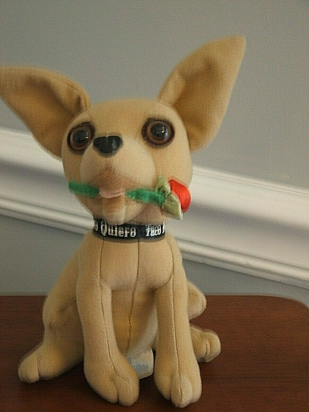 Lot of Taco Bell Chihuahua Plush Meal Toys Applause Brand 