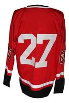 Any Name Number Cleveland Barons Retro Hockey Jersey Red Meloche Any Size image 5