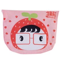 2 Lovely Strawberry Baby Cotton Gauze Towel Wipe Sweat Absorbent Cloth Mat Towel
