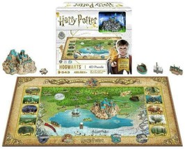Harry Potter Hogwarts Map 543 Piece 4D Jigsaw Puzzle 4D Cityscape NEW SEALED - $33.85