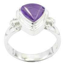 Amethyst 925 Sterling Silber Ring Selbstgemachter Schmuck für... - $15.23