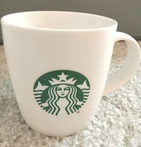 Starbucks Paw Prints 2020 White Coffee Mug Tea Cup 12oz Green Logo bone china - $7.74