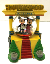 Disney Mickey & Minnie Mouse At Hollywood Pictures Red Carpet Mini Snowglobe - $29.70