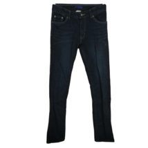Levis Slim Straight Jeans Girls Size 14 Regular Dark Wash Blue - $19.94