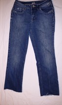 JUSTICE Girls Denim Blue JEANS Low Fit 12 Regular Cotton Ramie Polyester Spandex - $8.97