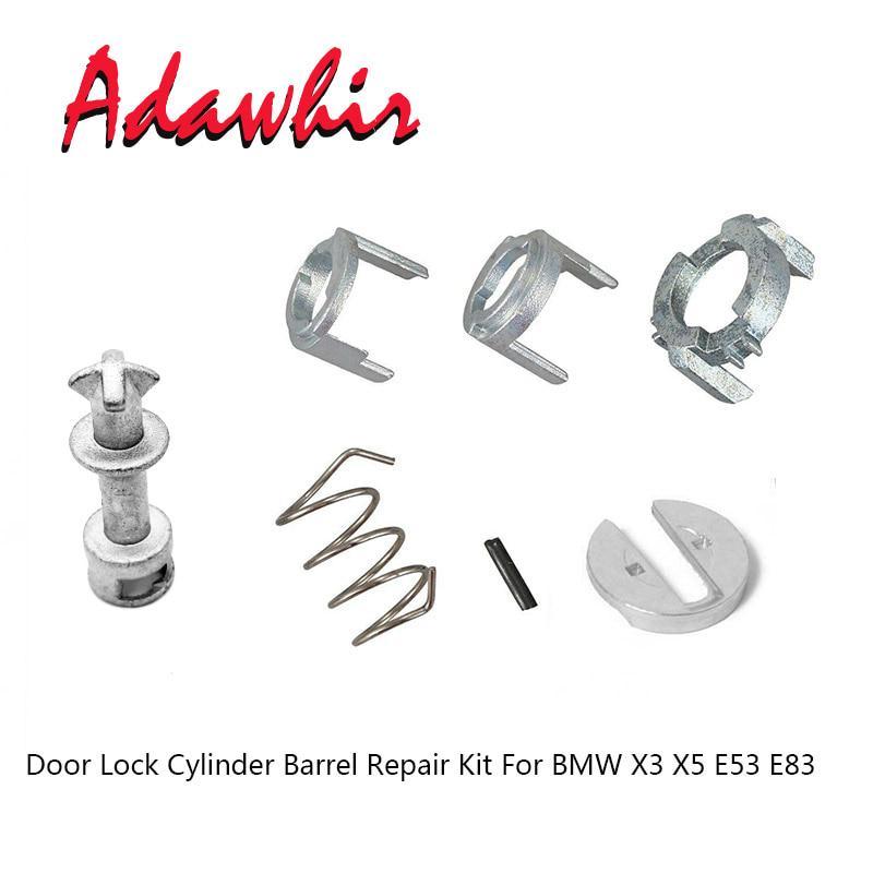 Car Door Lock Barrel Cylinder Repair Kit For BMW X3 E83 X5 Exterior Locks & Lock Hardware