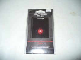 Droid Razr 3 pack anti-glare display protectors  Motorola Verizon Smart ... - $3.22