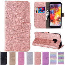 for Samsung Galaxy A8 A8+ 2018 Leather wallet FLIP MAGNETIC BACK cover Case - $52.85