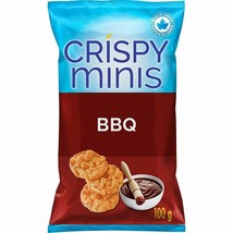 6 Bags of Quaker Crispy Minis BBQ Flavored Rice Chips 100g Each - Free s... - $34.83