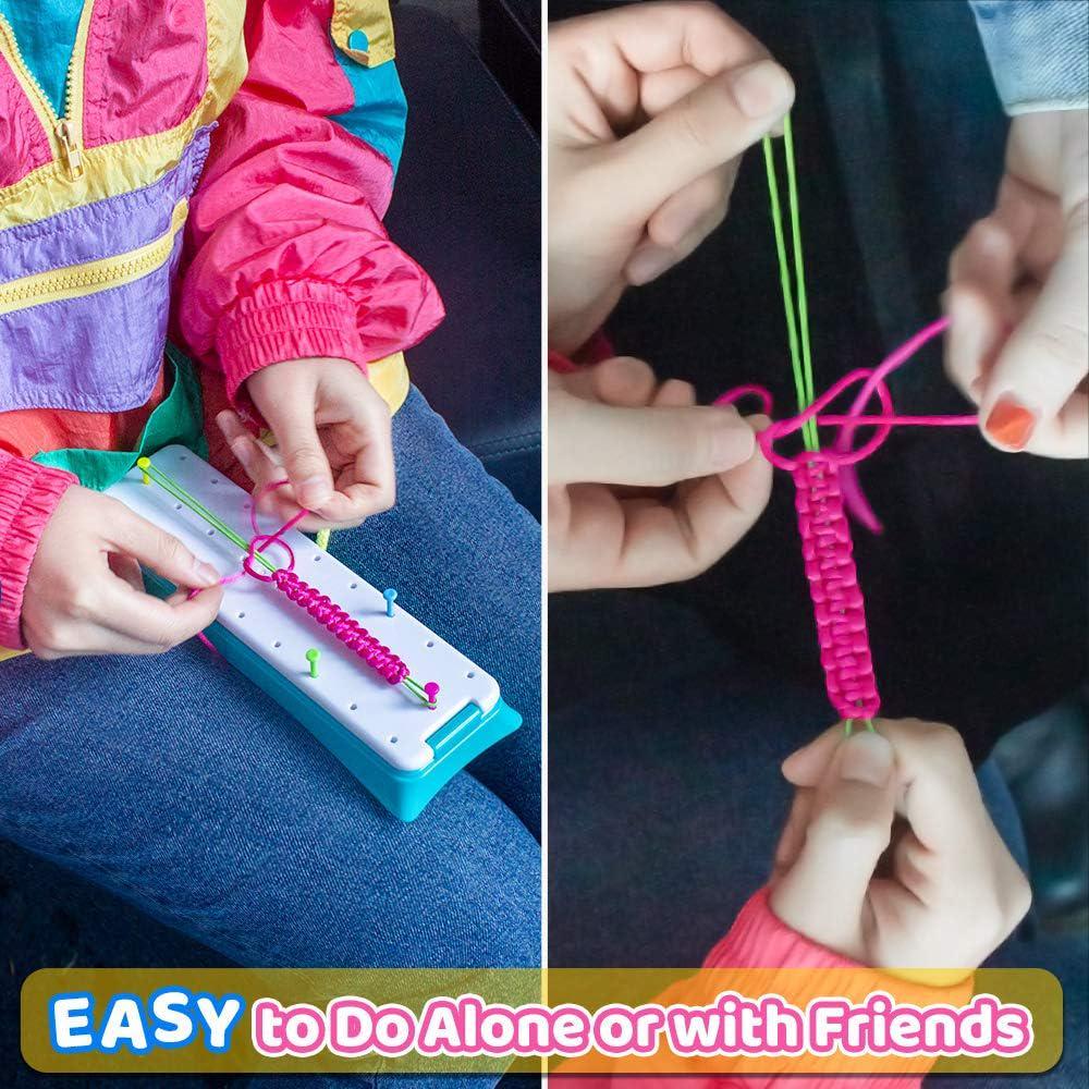 Coplus Friendship Bracelet Making Kit for Girls, Crafts for Girl Toys for  8-10 Years Old, String Bracelet Making Kit Favored Birthday Christmas Gifts